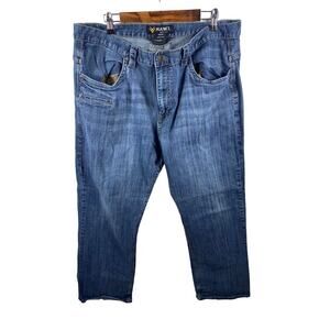 Hawk Work Gear Jeans Size 40x31 Medium Wash Mens Cotton Stretch